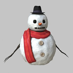 3D Snowman Rigged