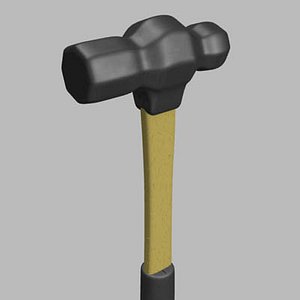 Ball Peen Hammer 3ds