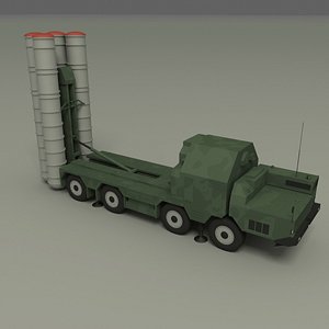 s-300 missile 3D model