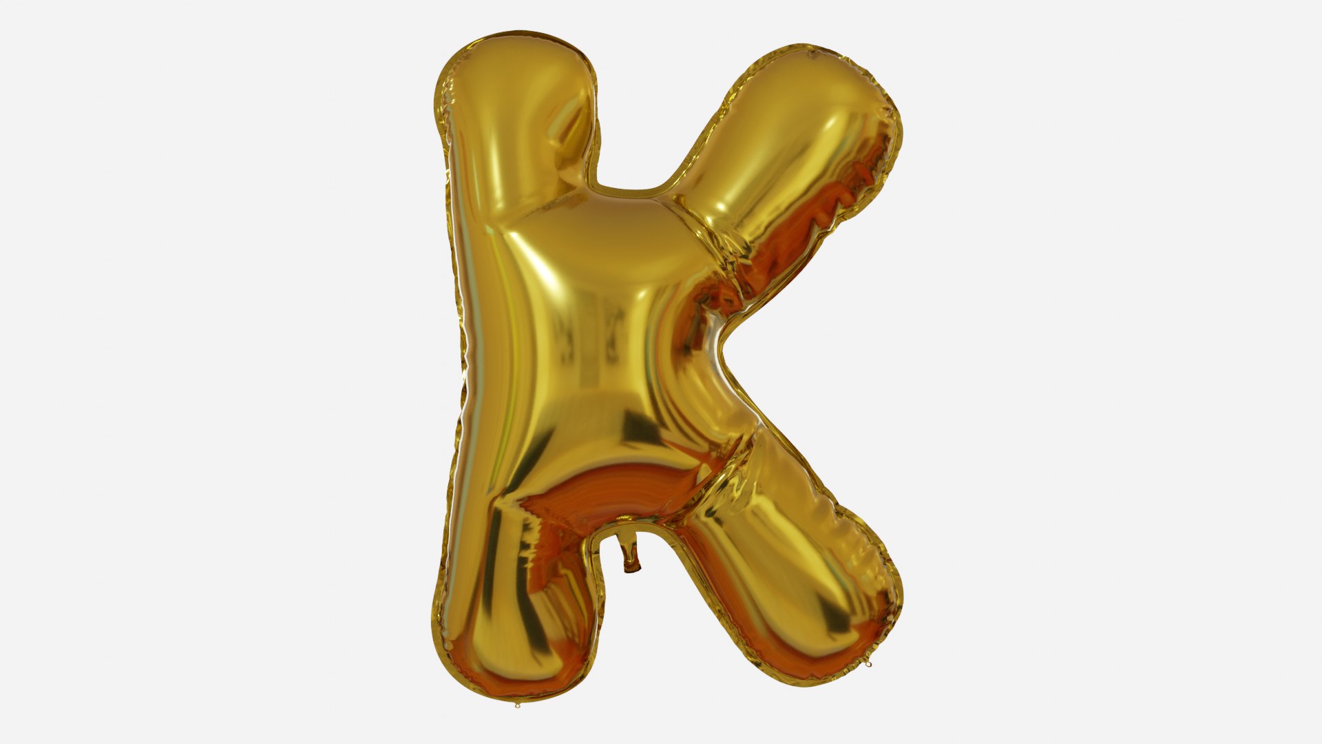 Foil Balloon Letters 3D Model - TurboSquid 2138329