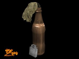 molotov cocktail bomb 3d 3ds