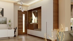 3D Modern Living Room model