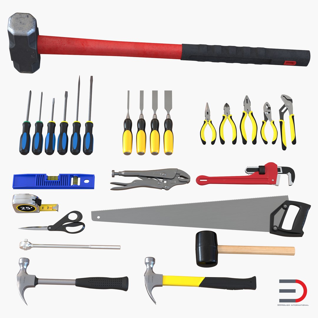 Tools 3D Models Collection 3 3D model preview