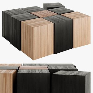 3D Box Coffee Table model
