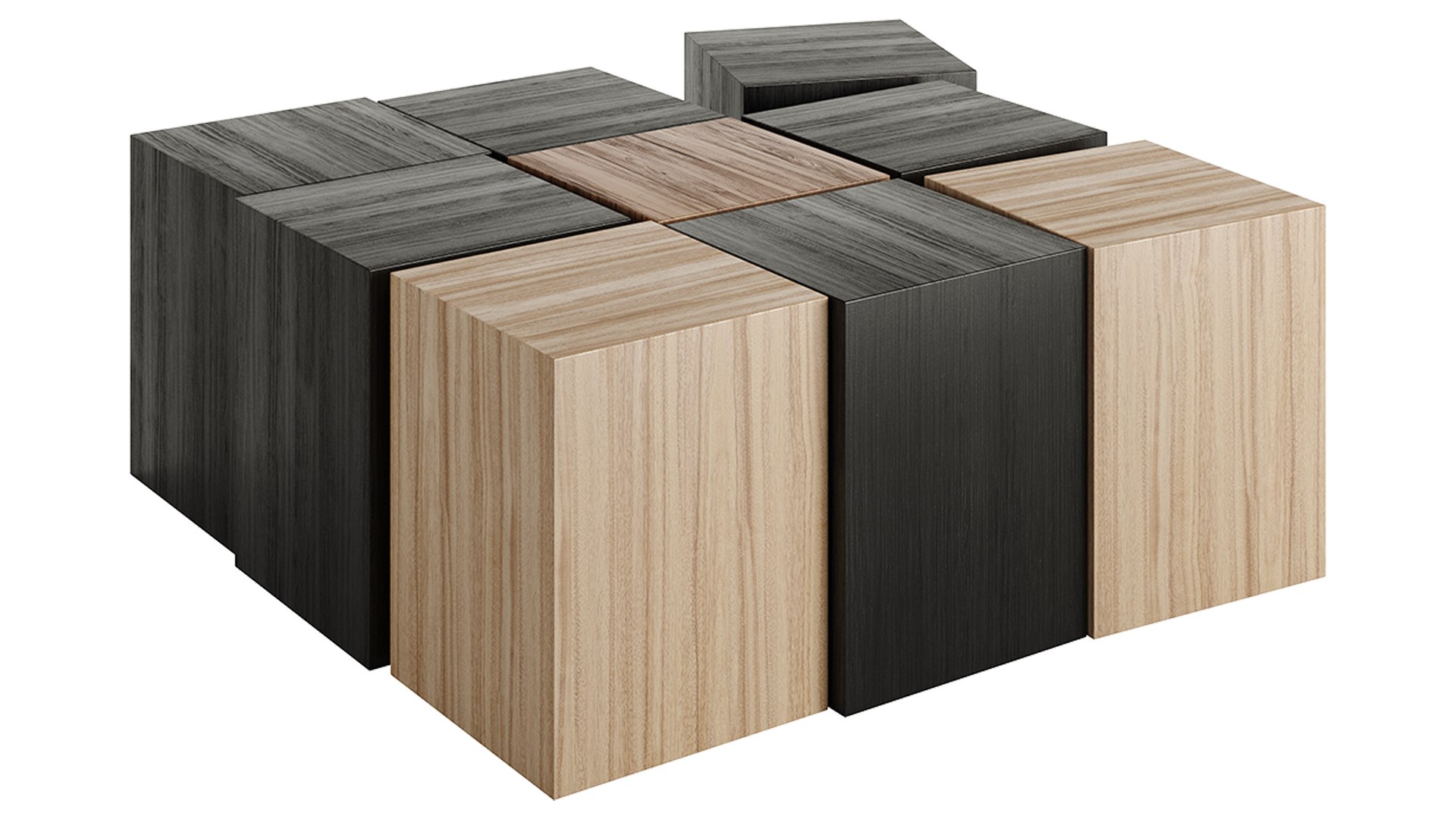 3D Box Coffee Table model - TurboSquid 1812005