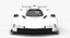 Porsche 963 LMDh Hypercar Season 2023 White Mockup