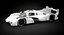Porsche 963 LMDh Hypercar Season 2023 White Mockup