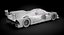 Porsche 963 LMDh Hypercar Season 2023 White Mockup
