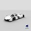 Porsche 963 LMDh Hypercar Season 2023 White Mockup