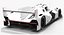 Porsche 963 LMDh Hypercar Season 2023 White Mockup