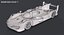 Porsche 963 LMDh Hypercar Season 2023 White Mockup