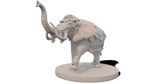 ELEPHANT statue 3D print model 3D model