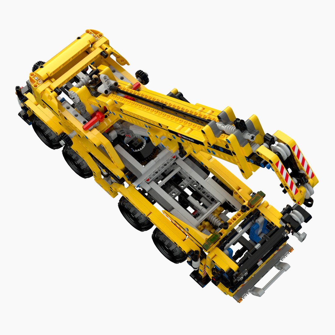 Lego technic yellow discount crane