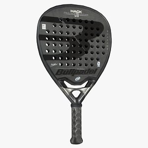 Padel - Sport Paddle racket - BullPadel Hack ltd edition VR  AR  low-poly 3d model