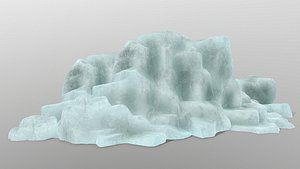 3D ice rock model