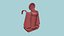 Mochila SciFi J09 Roja - Diseño de personajes de moda