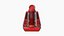 Mochila SciFi J09 Roja - Diseño de personajes de moda