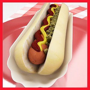 High Def Classic Hot Dog plus Professional Hotdog Holder