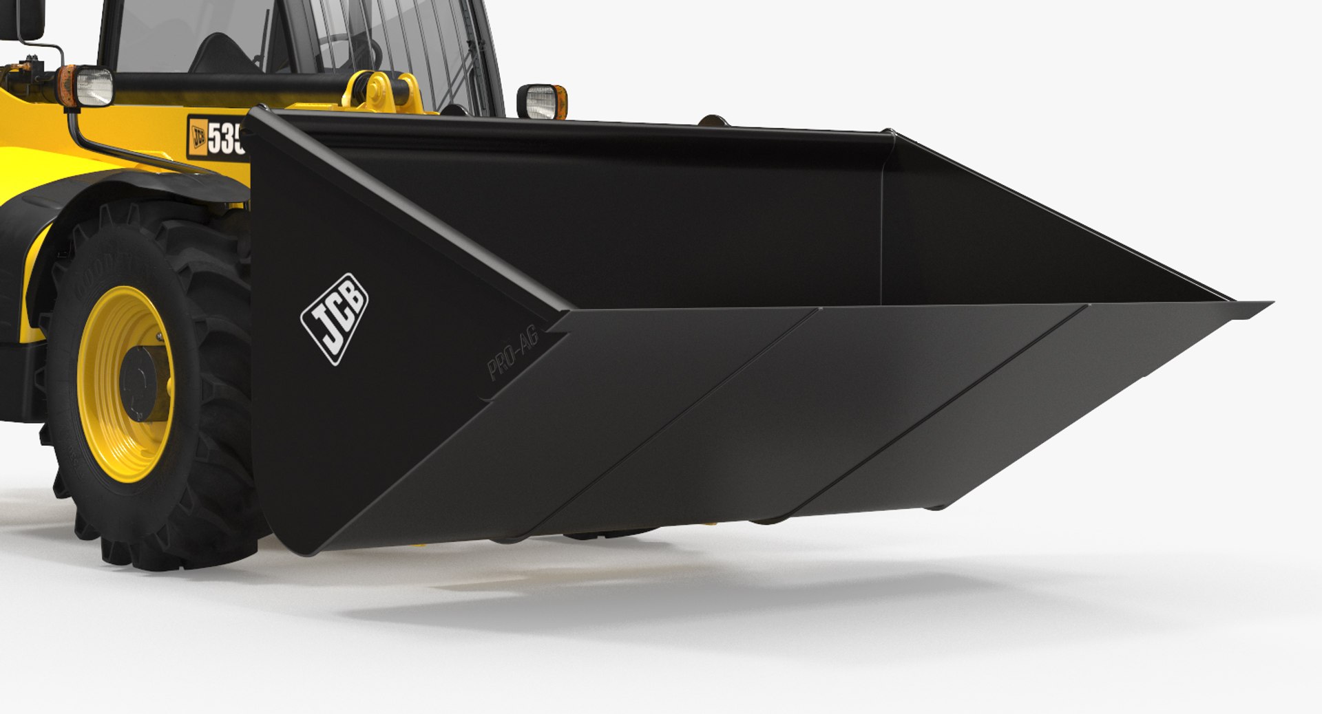 3D model telehandler forklift scoop bucket https://p.turbosquid.com/ts-thumb/qQ/FAW4XG/ioipwZhP/telehandlerforkliftscoopbucketjcb5353dsmodel012/jpg/1558996496/1920x1080/fit_q87/ec99bb76049771321b0edeec2be9097c82874c7e/telehandlerforkliftscoopbucketjcb5353dsmodel012.jpg