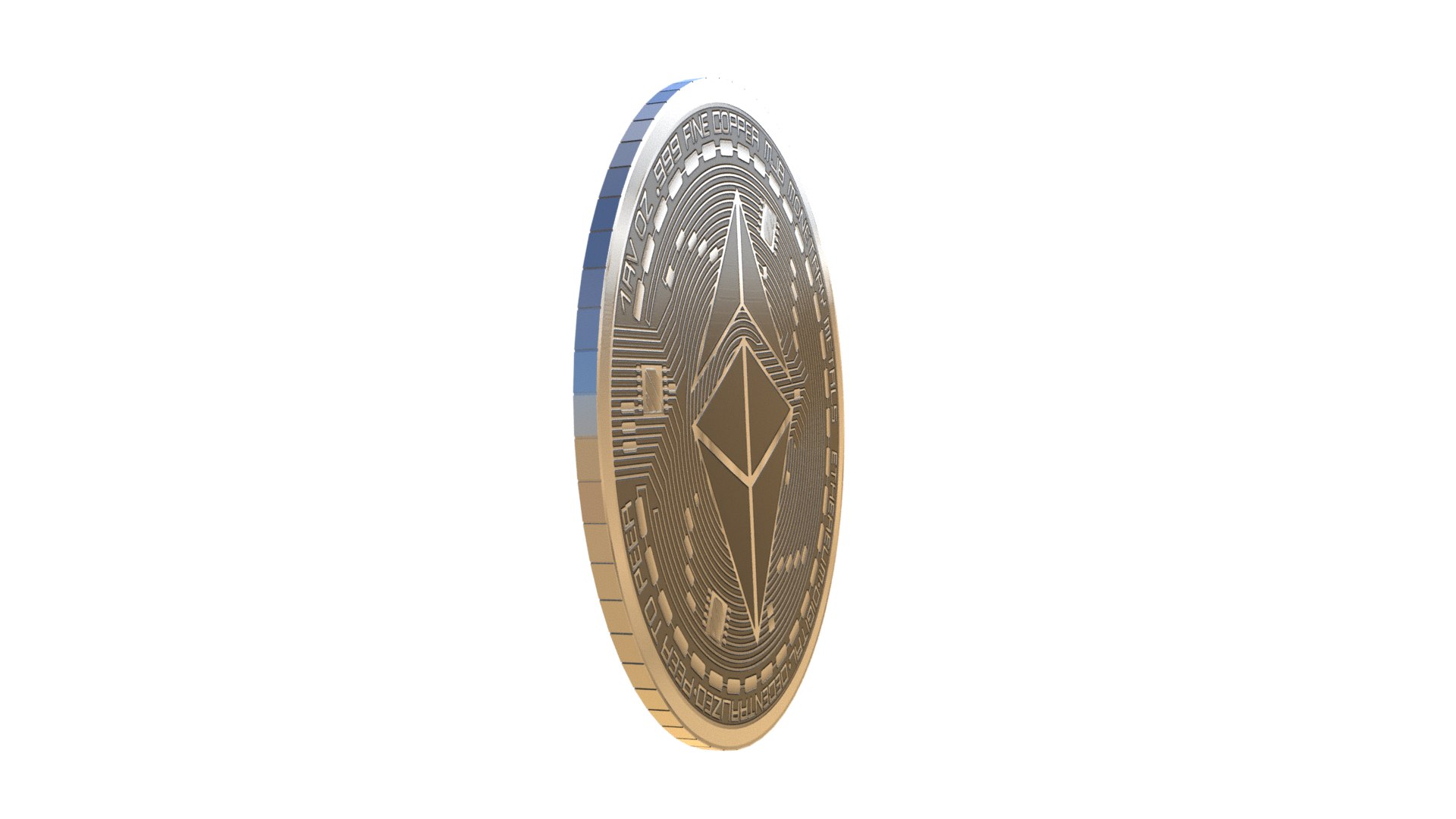 ETHEREUM BIT COIN Model - TurboSquid 1888070