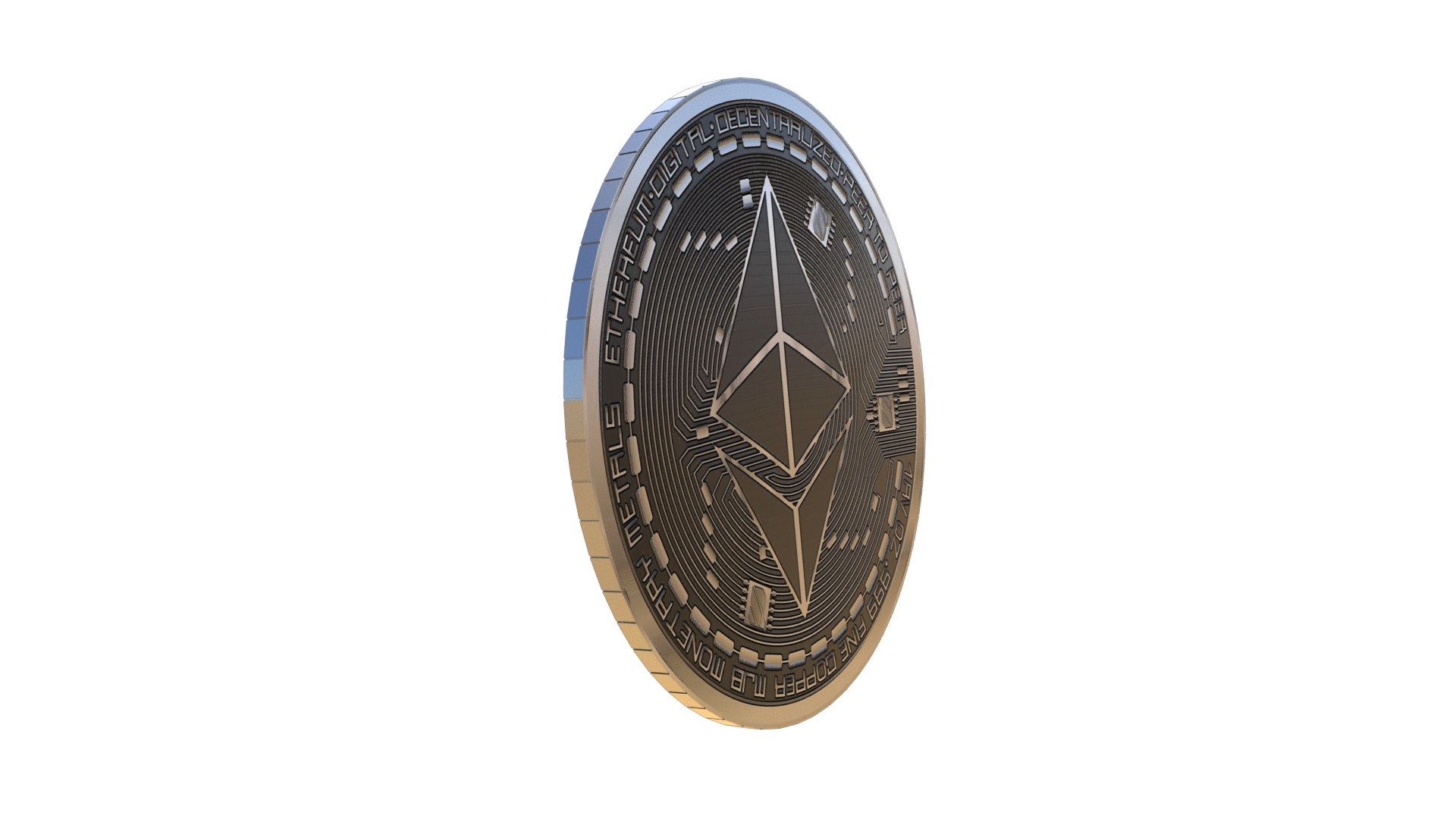ETHEREUM BIT COIN Model - TurboSquid 1888070