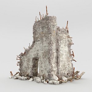 ruins building 3d model