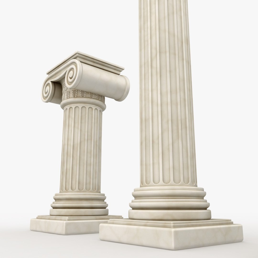 column 04 3 sizes 3d obj
