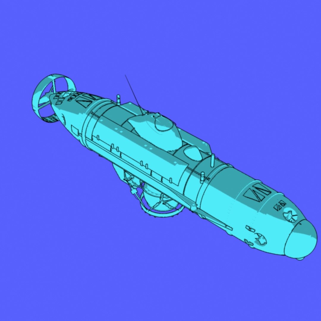 Deep Rescue Submarines Dsrvs 3d Model