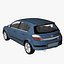 opel astra 2005 3d model