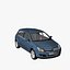 opel astra 2005 3d model