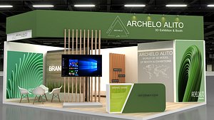 3D Exhibition Stall 3D model