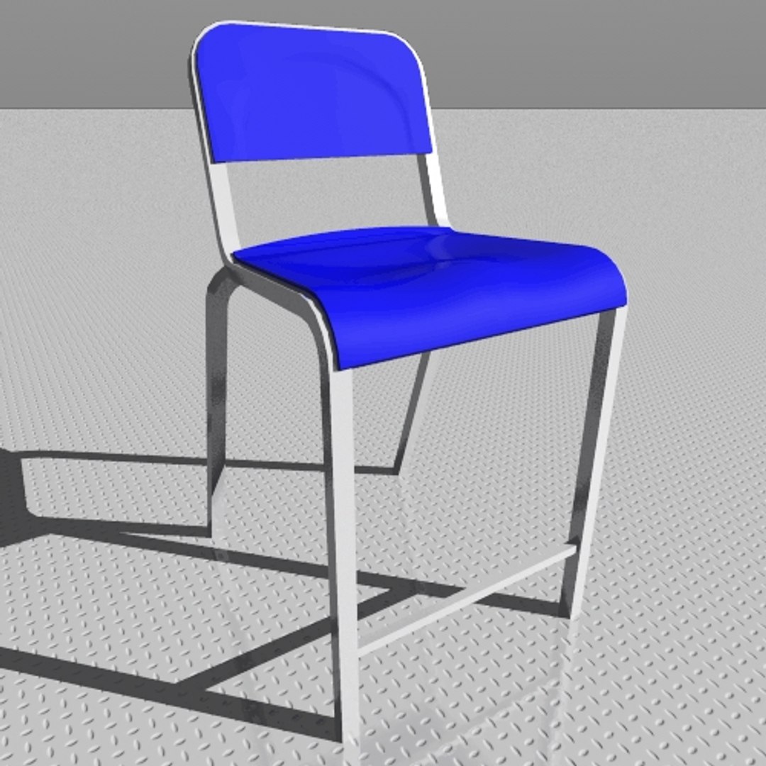 3d 1951 Stool Chair Model