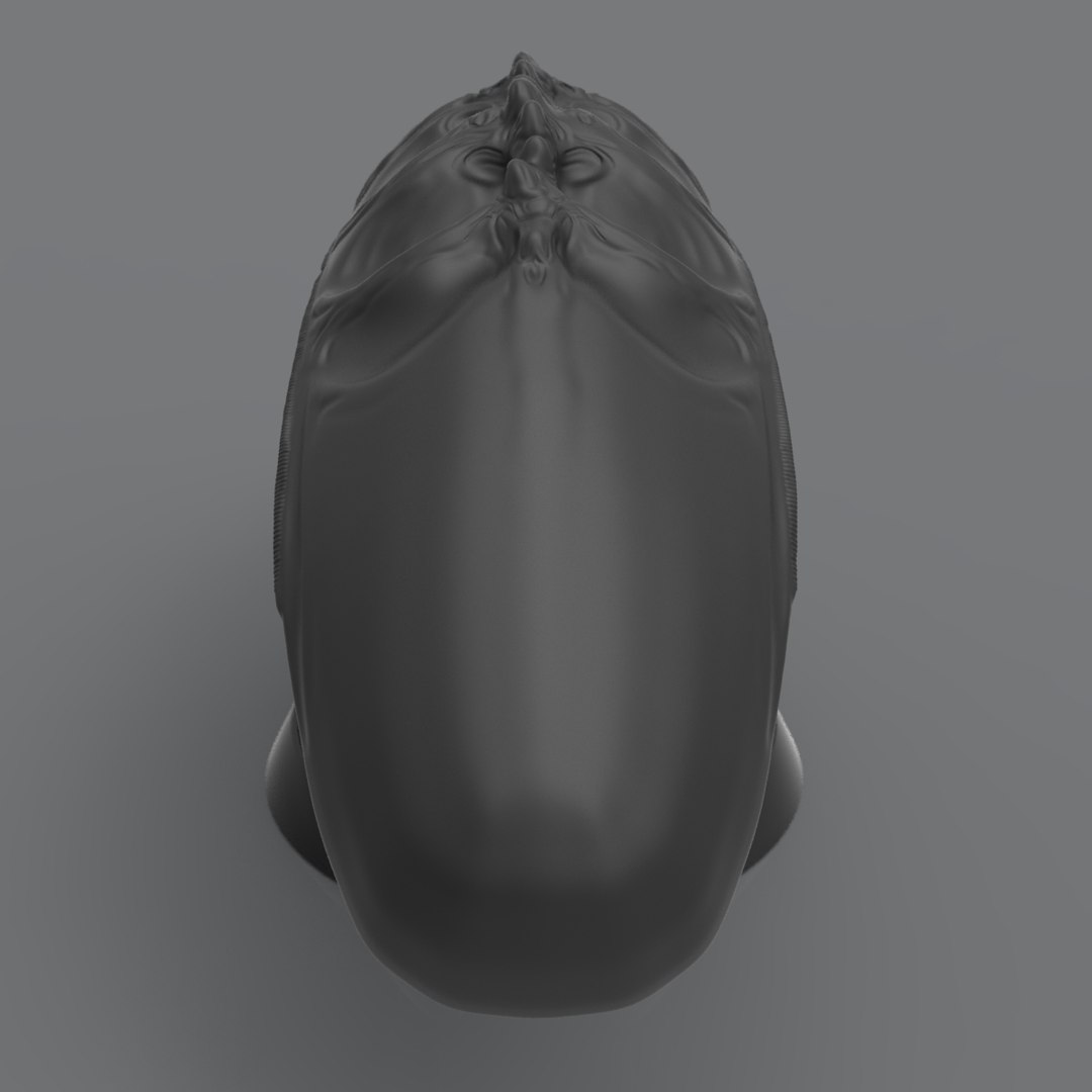 3d Model Alien Head