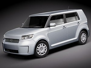 scion xb 3d model