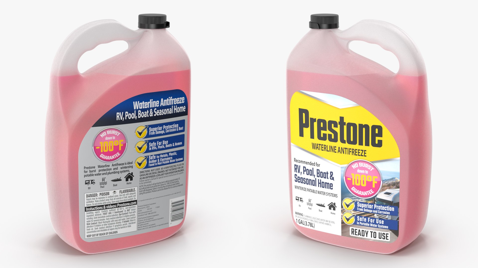 Waterline Antifreeze Prestone In Plastic Canister Model TurboSquid
