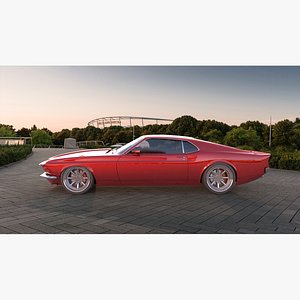 3D Custom mustang 1969