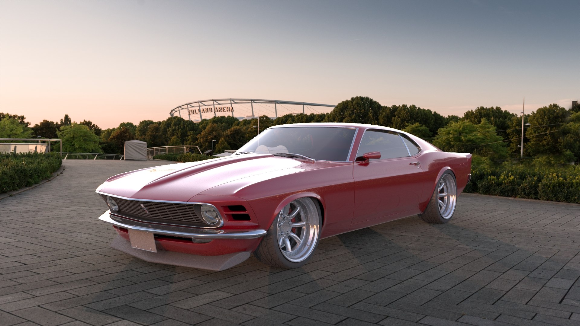 3D Custom mustang 1969 - TurboSquid 1979107