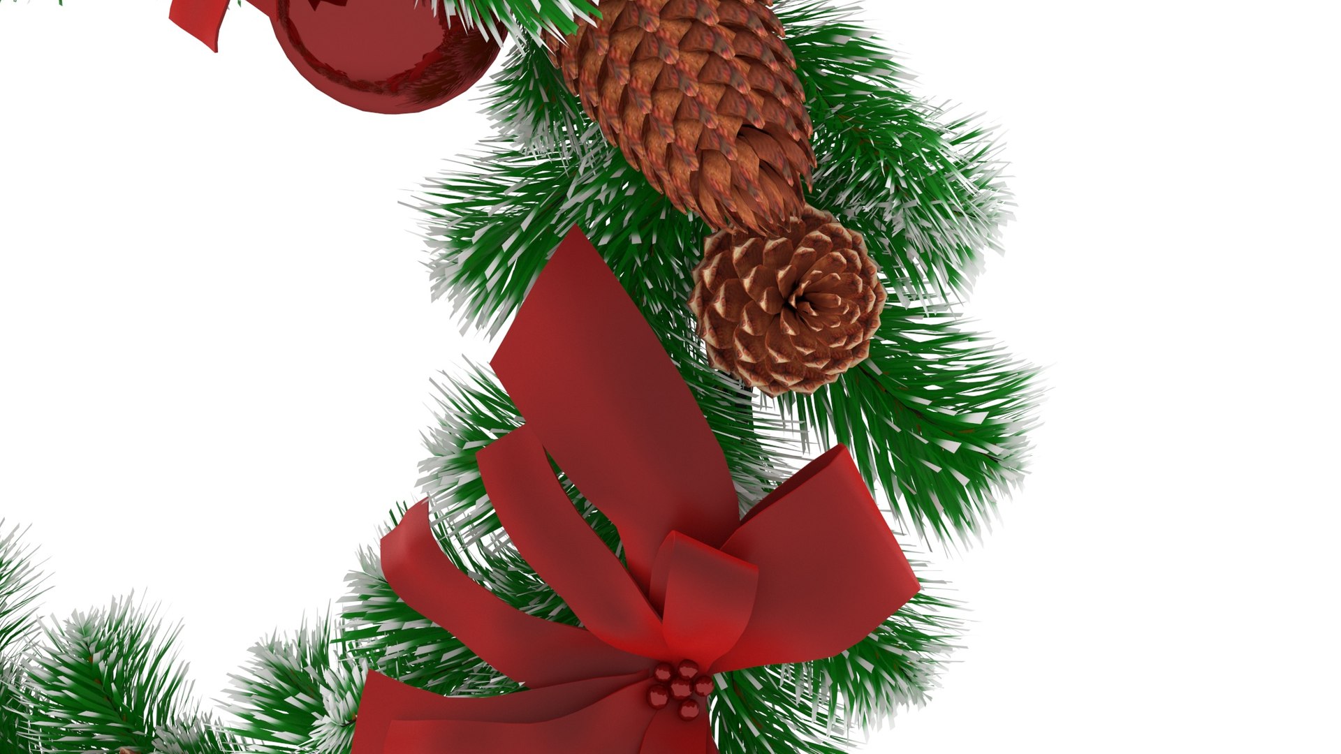 Christmas Wreath  with Snow 3D https://p.turbosquid.com/ts-thumb/qQ/oOrKdc/oI/im_0005/jpg/1641398151/1920x1080/fit_q87/1927dc3d45057d4c32720451d2a10b1cebf07362/im_0005.jpg