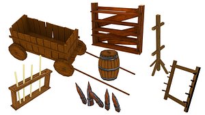 3d model ready props vol 1