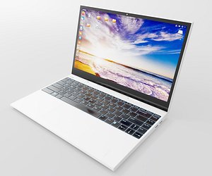 notebook laptop computer 3D model