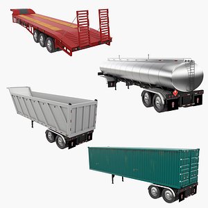 Trailers Collection 2 3D model