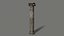 3D archway column pillar model