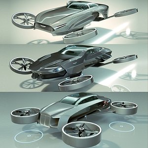 SALE 3 in 1 Copter Car Bundle 06 3D