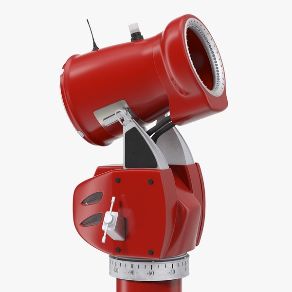 3D snow cannon generic rigged