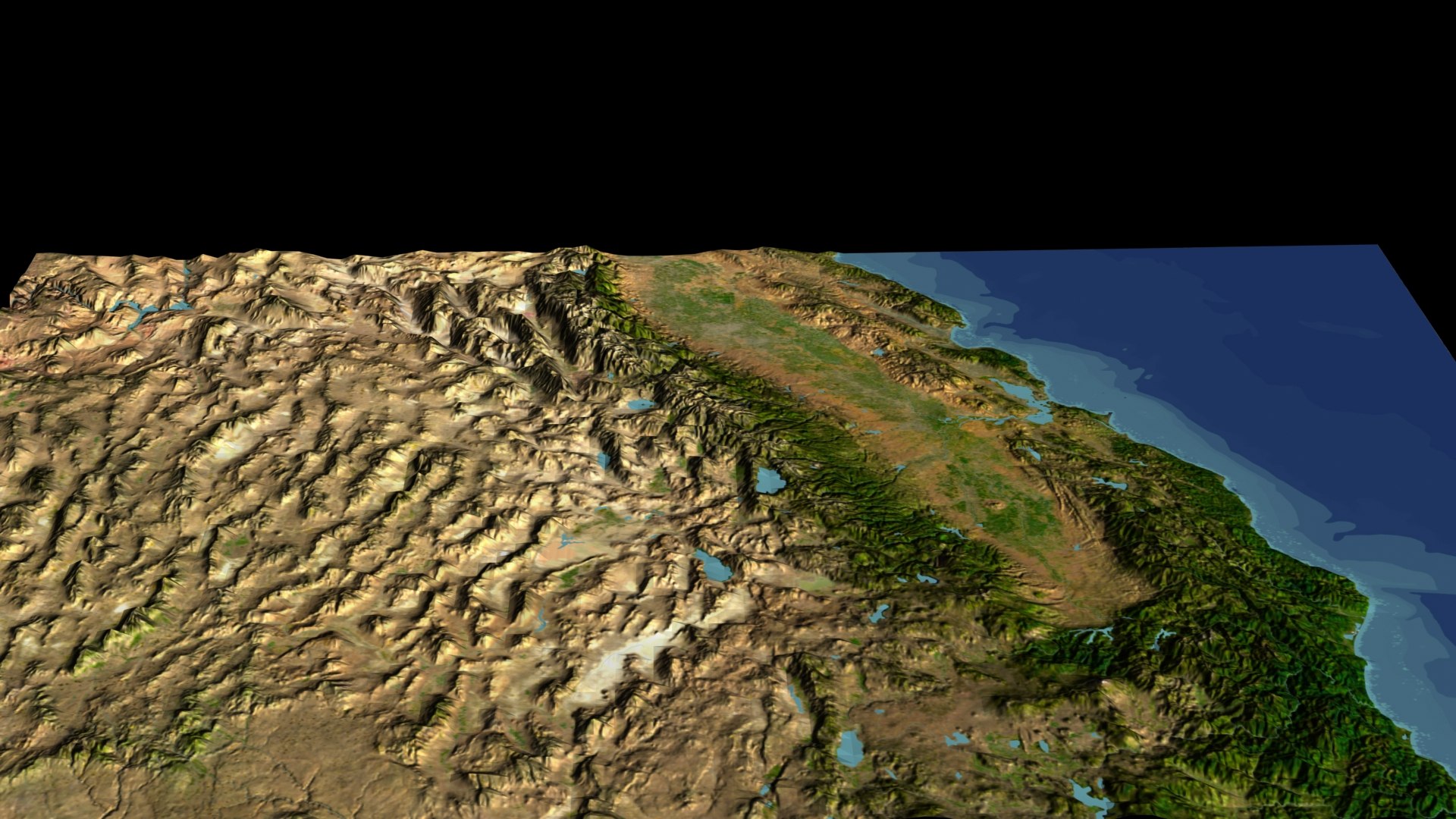 3d Long Valley Model