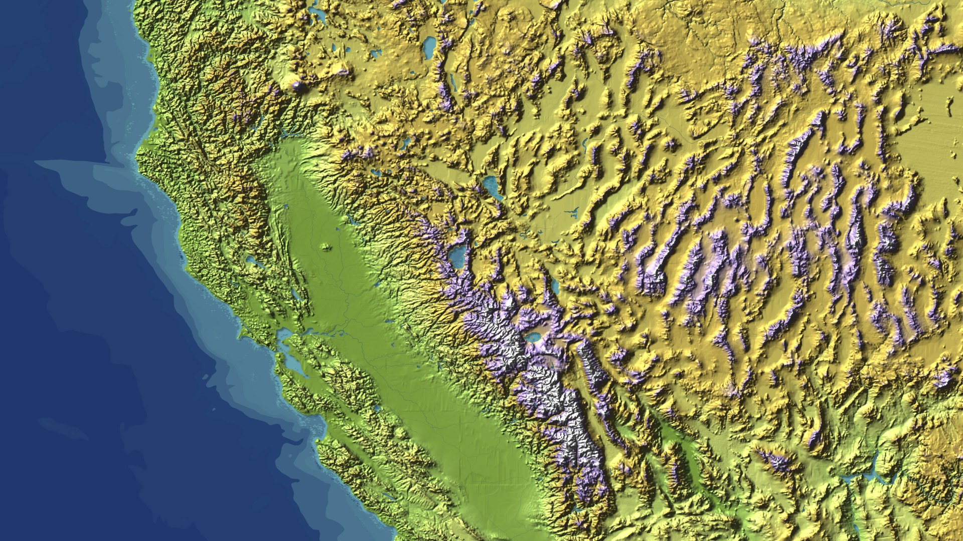 3d Long Valley Model