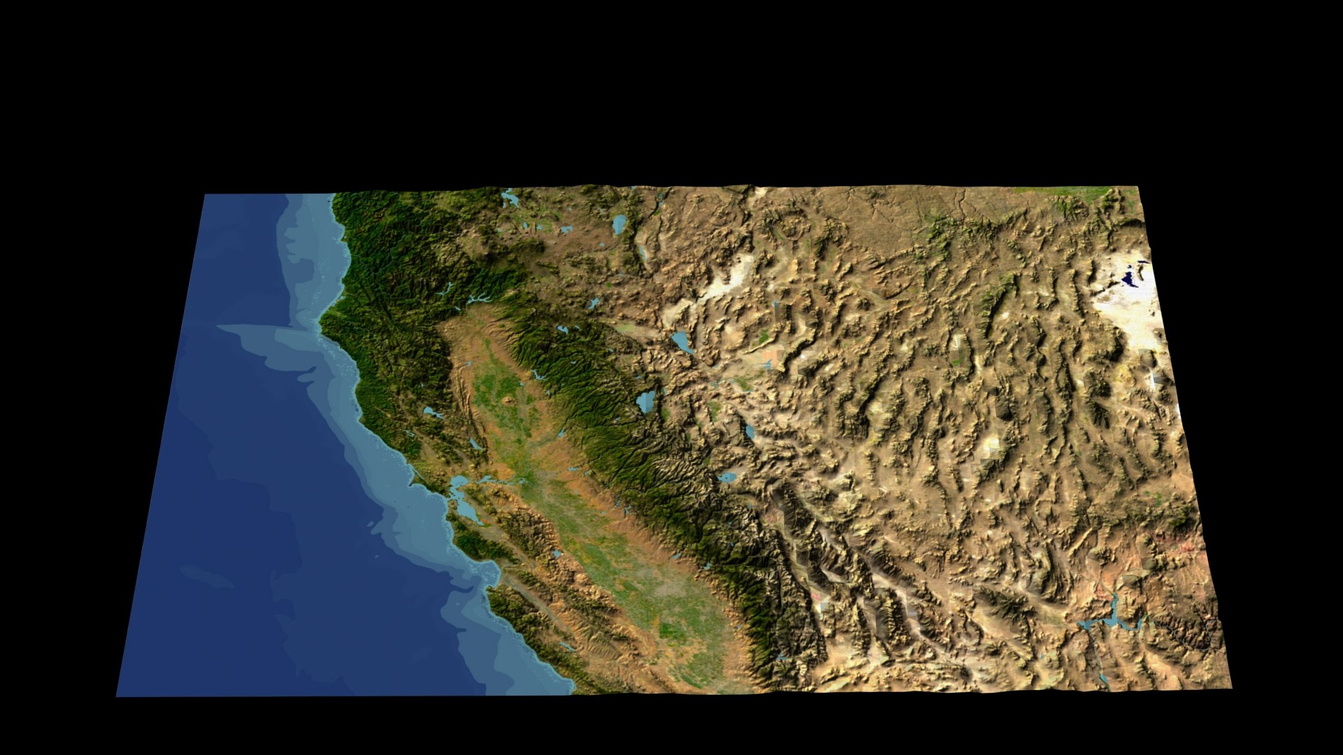 3d Long Valley Model