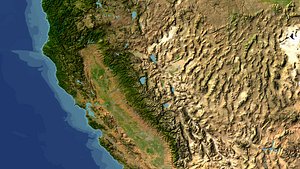 3d long valley model