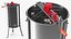 Extrator de mel manual de 3 quadros Hardin Professional