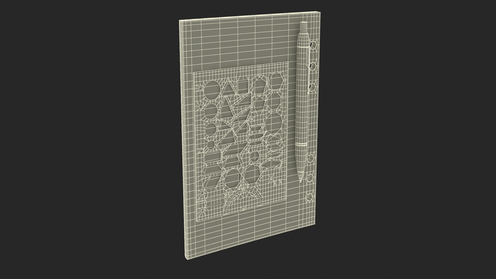 3D Sheets Of Paper With Ruler And Pen Model - TurboSquid 2422758
